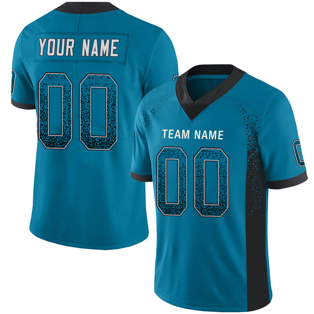 Custom Blue Football Shirt Top