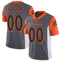 Custom Grey CIN Football Shirt Top