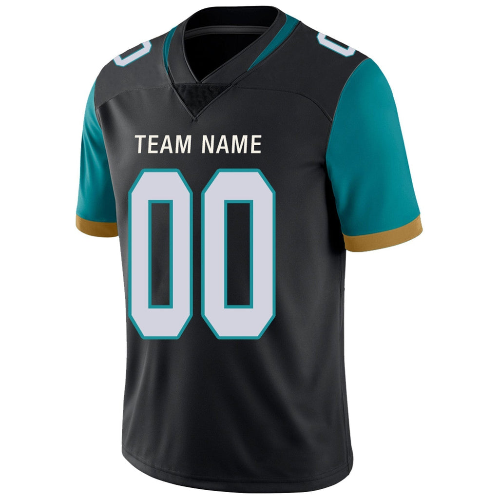 Custom Teal JAX Football Shirt Top