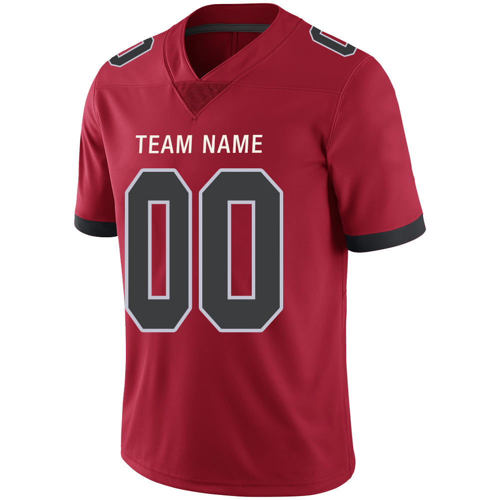 Custom Red Football Shirt Top