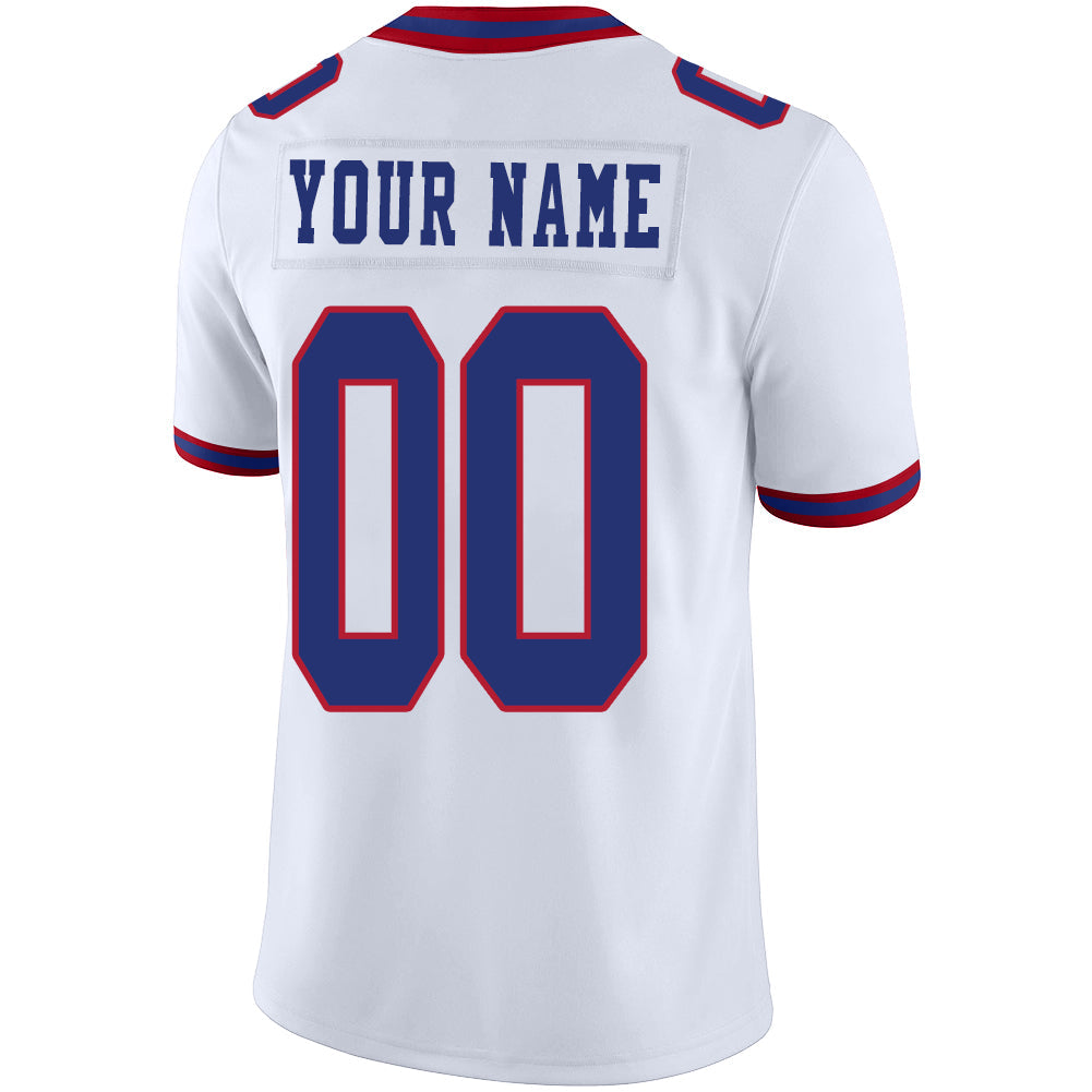 Custom White BUF Football Shirt Top