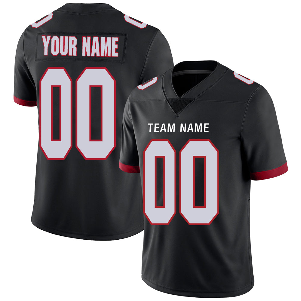 Custom Black Football Shirt Top