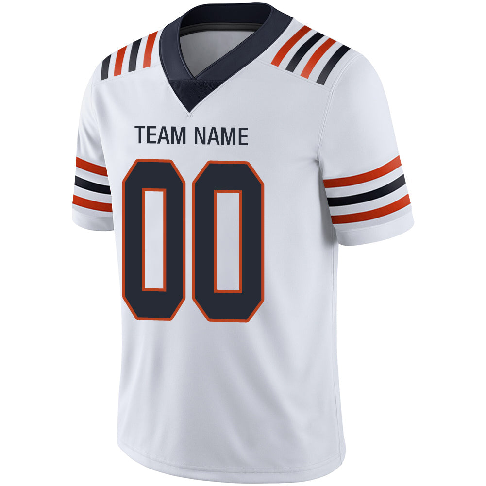 Custom White Football Shirt Top