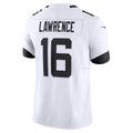 Custom #16 White JAX Football Shirt Top