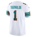 Custom #1 White MIA Football Shirt Top