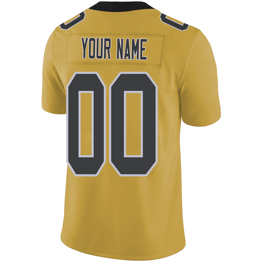 Custom Gold Football Shirt Top