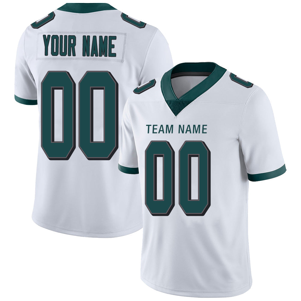 Custom White PHI Football Shirt Top
