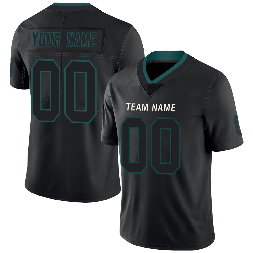 Custom Black PHI Football Shirt Top