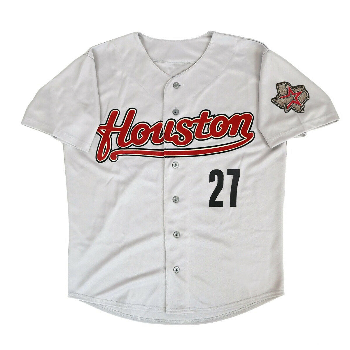 Custom White 2012 HOU Baseball Shirt Top