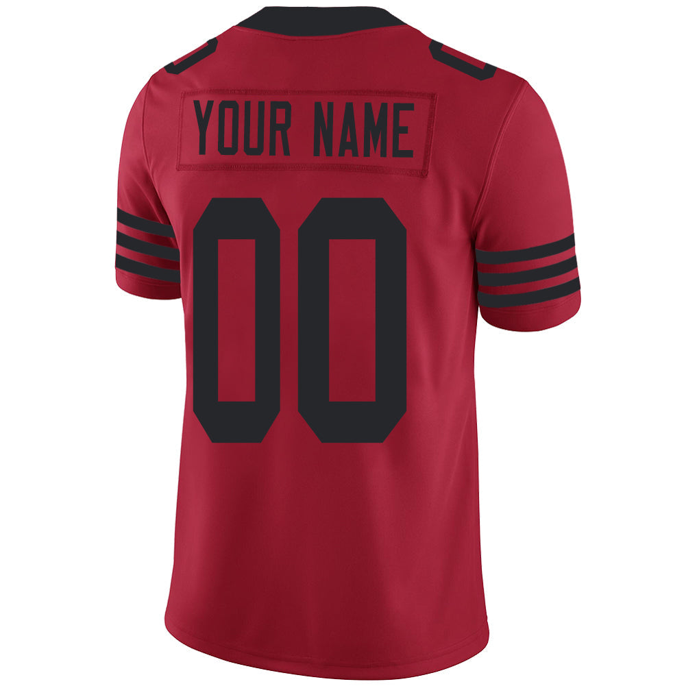 Custom Red SF Football Shirt Top