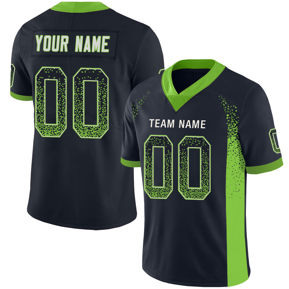 Custom Navy SEA Football Shirt Top