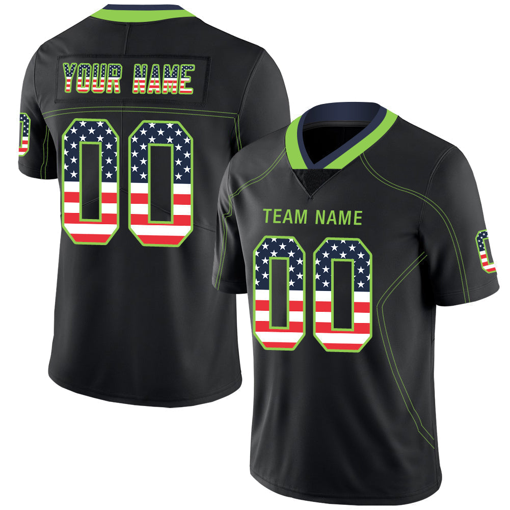 Custom Black SEA Football Shirt Top