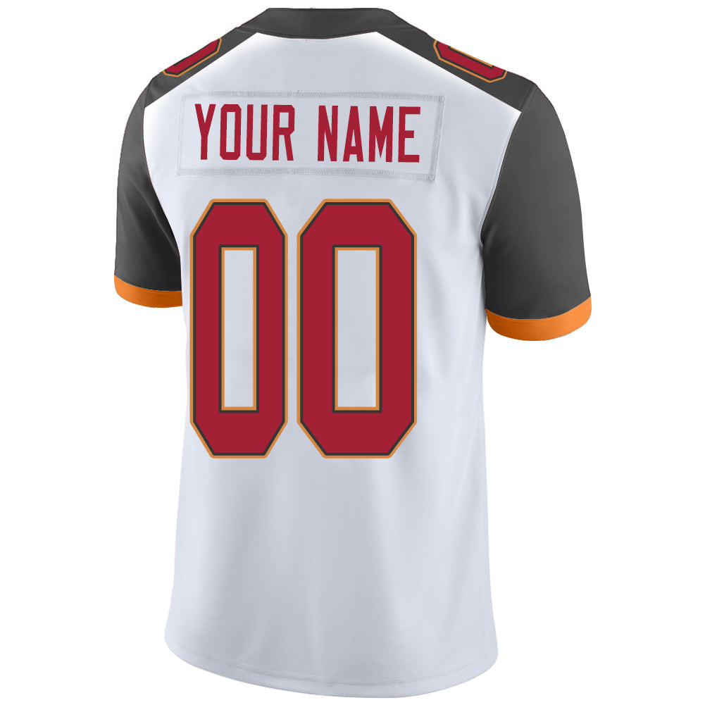 Custom White TB Football Shirt Top