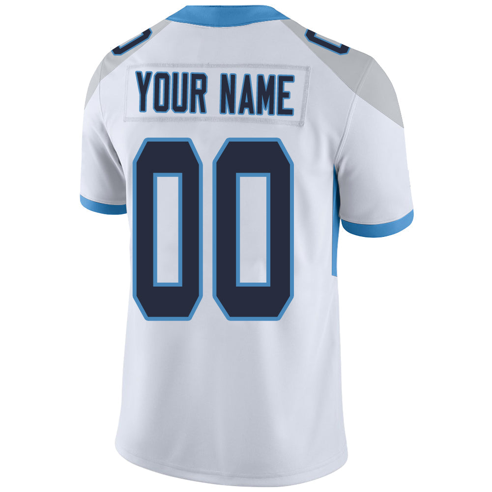 Custom White TEN Football Shirt Top