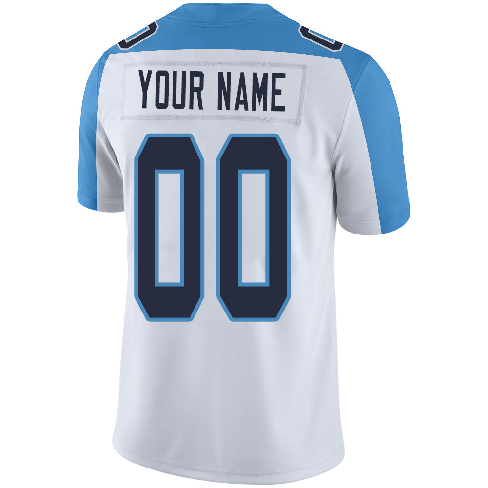 Custom White TEN Football Shirt Top