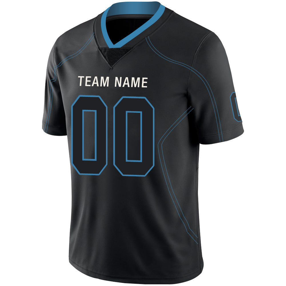 Custom Black TEN Football Shirt Top