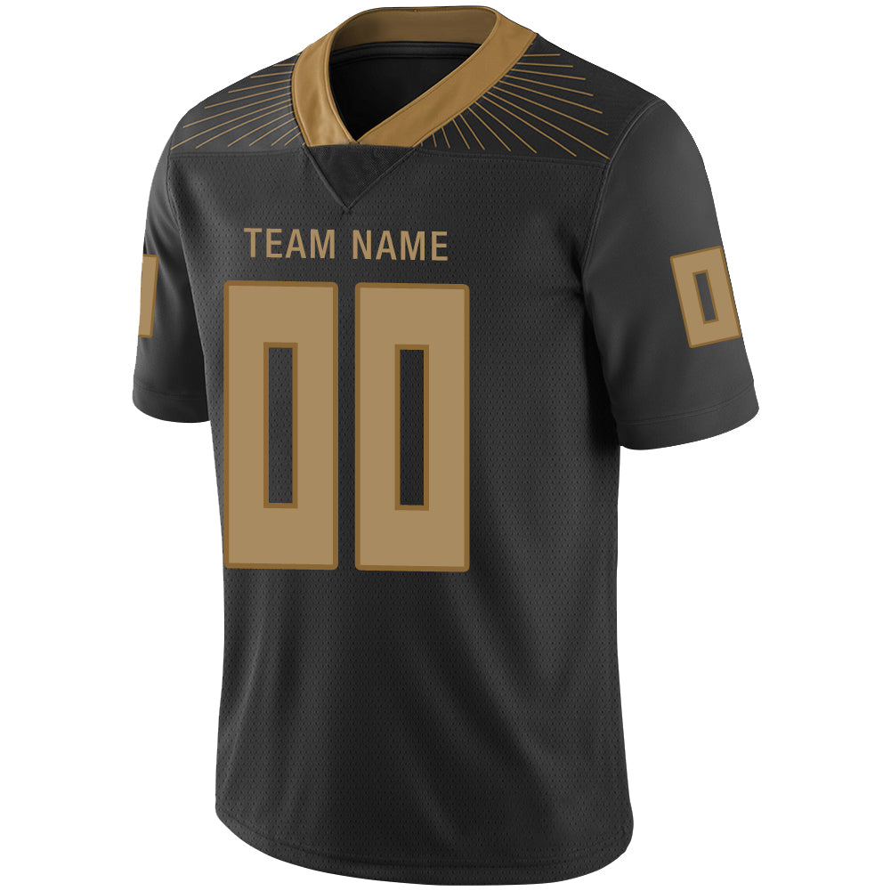 Custom Black Football Shirt Top