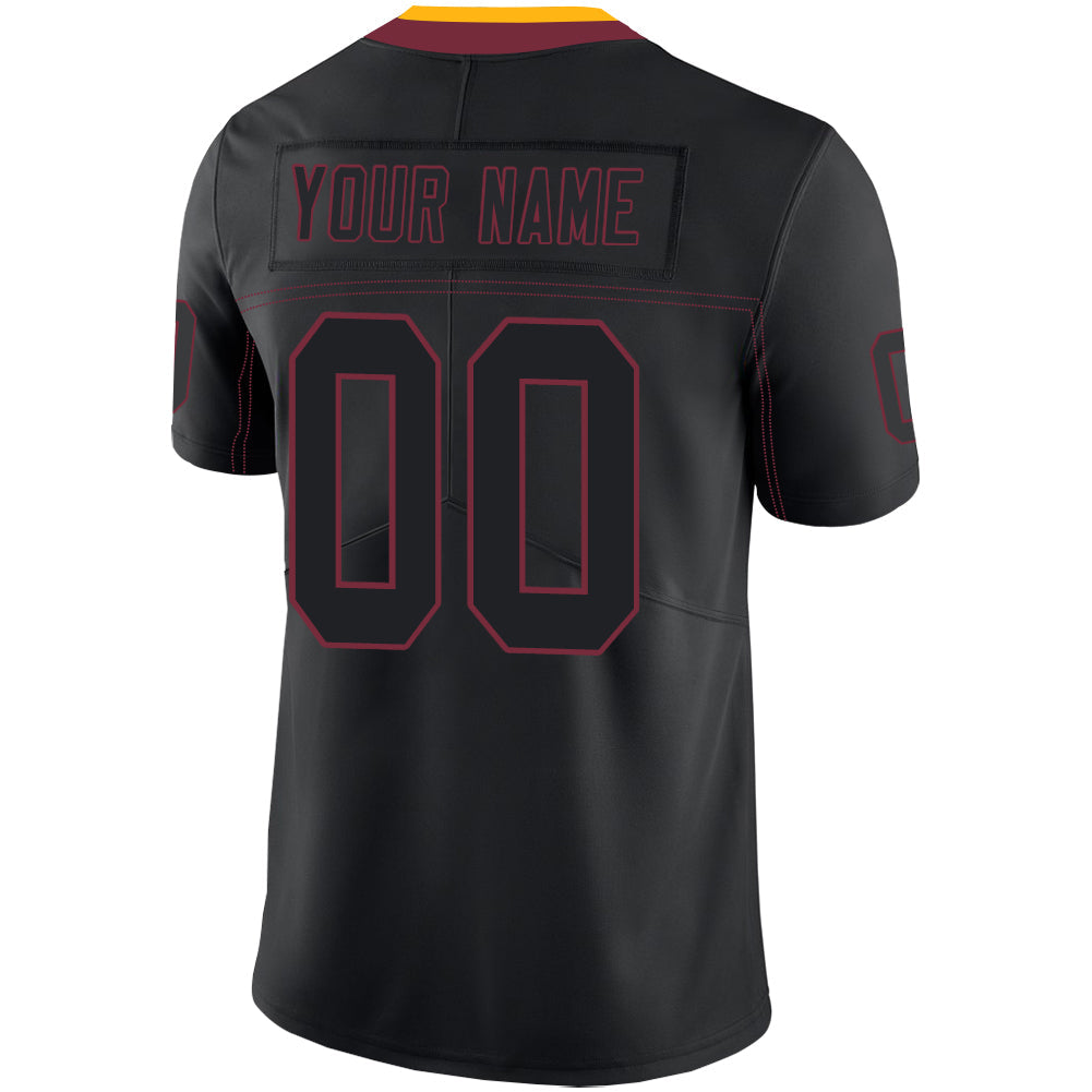 Custom Black Football Shirt Top